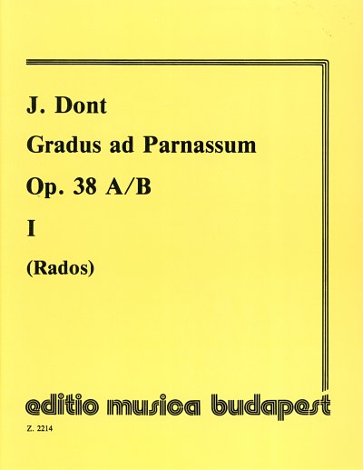J. Dont: Gradus ad parnassum 1 op. 38 a/b, 1-2Vl