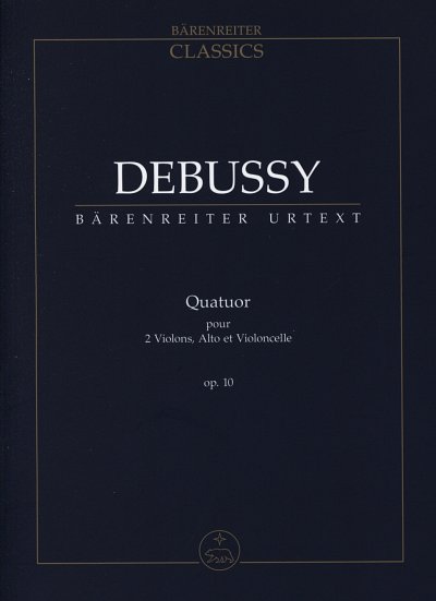 C. Debussy: Streichquartett op. 10, 2VlVaVc (Stp)