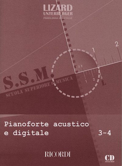 Pianoforte Acustico E Digitale - Vol. 3-4, Klav (+CD)
