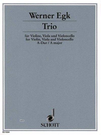 W. Egk: Trio A-Dur , VlVlaVc (Pa+St)