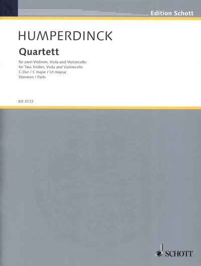 E. Humperdinck: Quartett , 2VlVaVc (Stsatz)