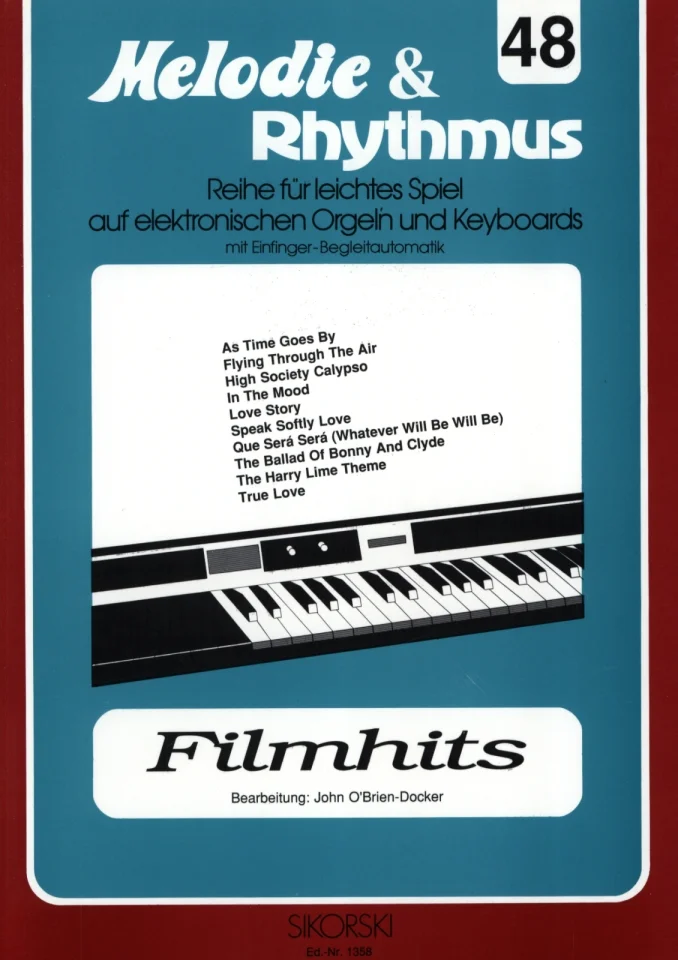 Melodie & Rhythmus, Heft 48: Filmhits  acheter dans la boutique de  partitions de Stretta
