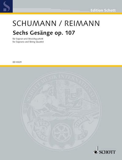 DL: A. Reimann: Sechs Gesänge, Ges4Str (Pa+St)