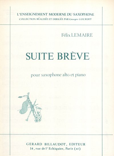 F. Lemaire: Suite Breve, ASaxKlav