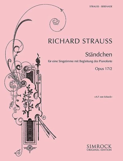 S. Richard: Sechs Lieder op. 17/2 , GesKlav