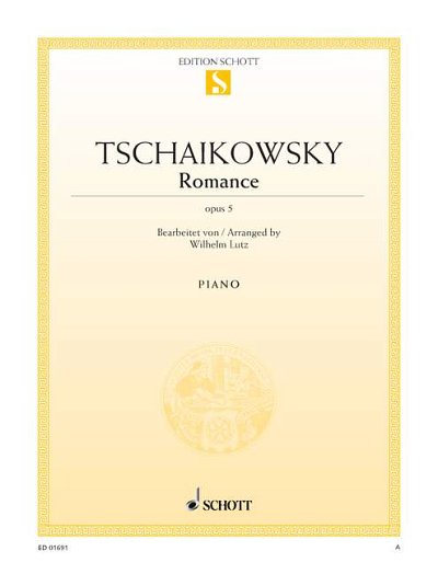 DL: P.I. Tschaikowsky: Romance, Klav