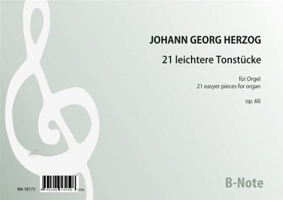 J.G. Herzog - 21 pieces faciles op.60