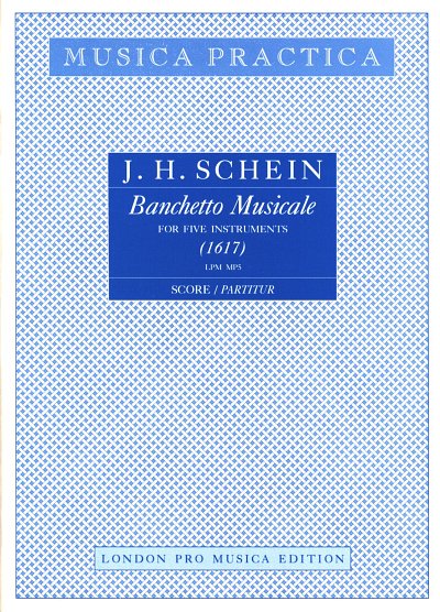 AQ: J.H. Schein: Banchetto Musicale, 5Instr (Part.) (B-Ware)