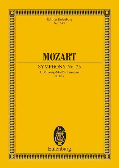DL: W.A. Mozart: Sinfonie Nr. 25 g-Moll, Orch (Stp)