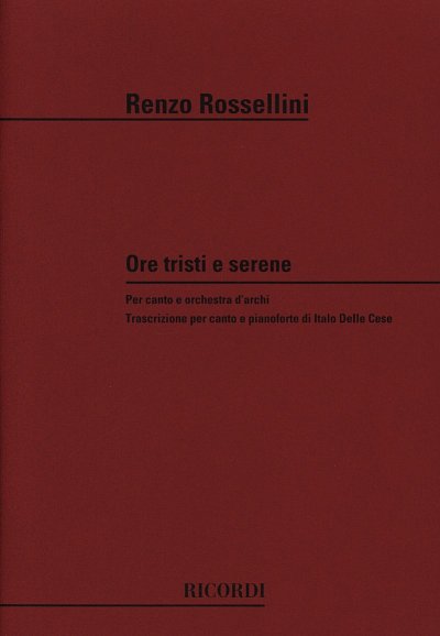 R. Rossellini: Ore Tristi E Serene, GesKlav