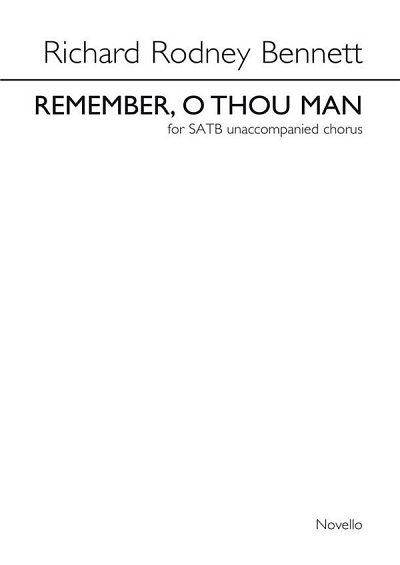 R.R. Bennett: Remember O Thou Man, GchKlav (Chpa)