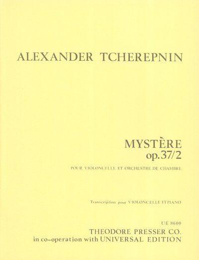 A.N. Tscherepnin: Mystère op. 37/2  (KA)