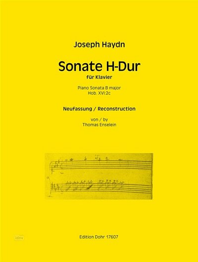 J. Haydn: Klavier Sonate H-Dur Hob.XVI:2c, Klav (Part.)