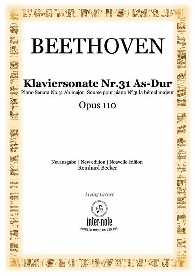 L. v. Beethoven: Klaviersonate Nr. 31 As-Dur, Klav