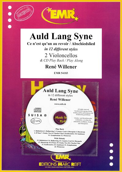 R. Willener: Auld Lang Syne, 2Vc (+CD)