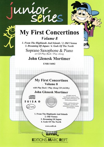 J.G. Mortimer: My First Concertinos Volume 8, SsaxKlav (+CD)