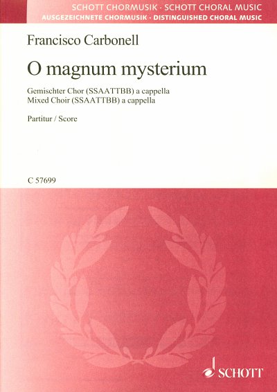 F. Carbonell: O magnum mysterium, GCh (Part.)