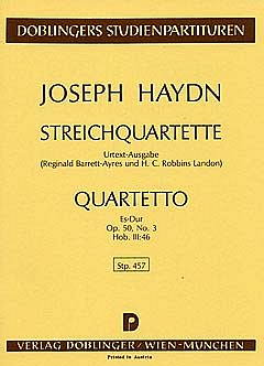J. Haydn: Quartett Es-Dur Op 50/3 Hob 3:46