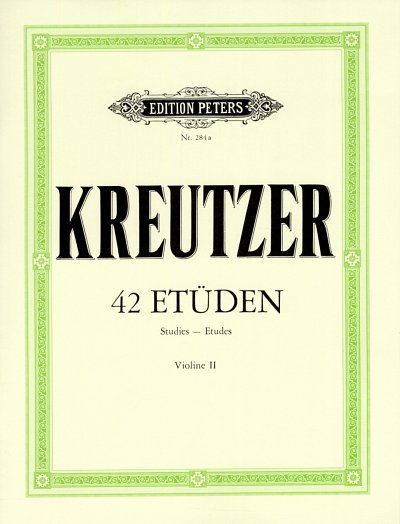 Kreutzer, Rodolphe: 42 Etueden (Capricen) Violine 2