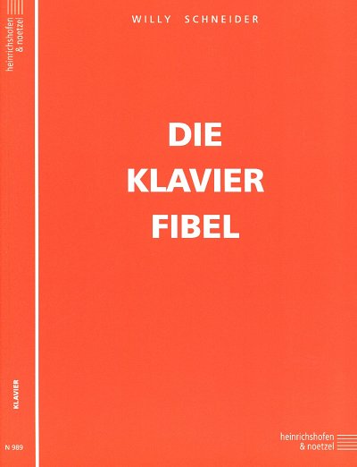 W. Schneider: Die Klavier-Fibel op. 59, Klav