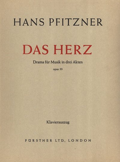H. Pfitzner: Das Herz op. 39 (KA)