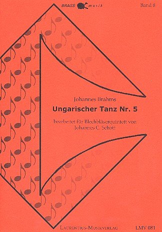 J. Brahms: Ungarischer Tanz Nr. 5, 2TrpHrnPosTb (Pa+St)