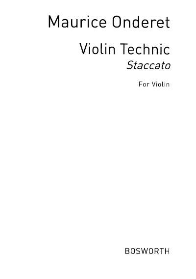 Onderet, M Violin Technic Staccato
