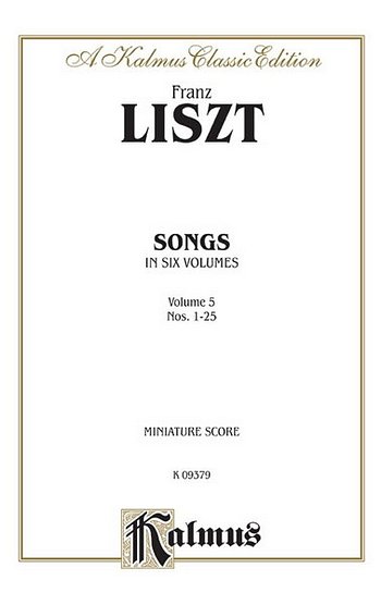 F. Liszt: Songs, Volume V, Ges (Bu)
