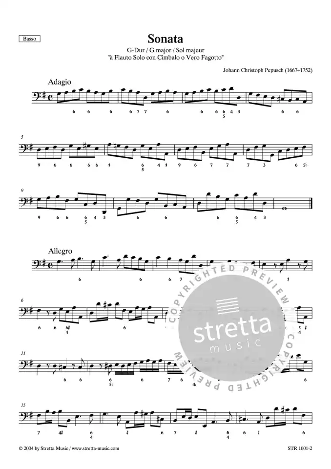 DL: J.C. Pepusch: Sonata in G, AbflBc (3)