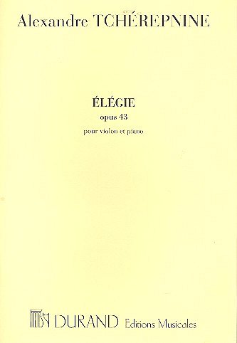 Elegie Violin - Piano, VlKlav (KlavpaSt)