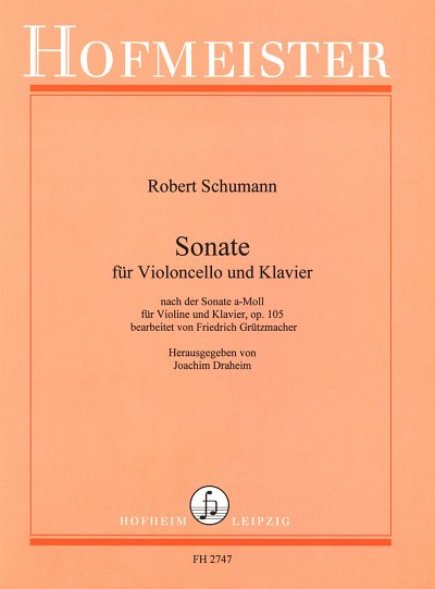 R. Schumann: Sonate a-Moll, VcKlav (Pa+St)