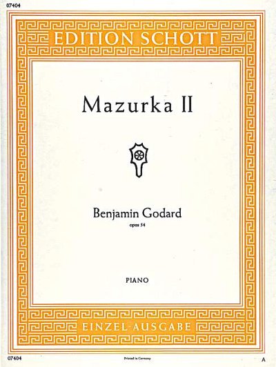 DL: B. Godard: Mazurka II B-Dur, Klav
