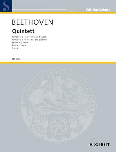 DL: L. v. Beethoven: Quintett Es-Dur (Part.)