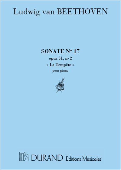L. van Beethoven: Sonate En Re Mineur Op 31 N 2 N 17 Piano