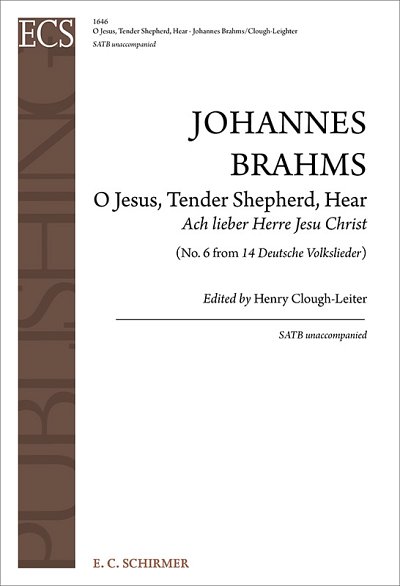 J. Brahms: O Jesus So Tender, Gch;Klav (Chpa)