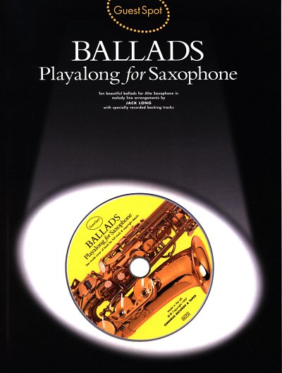 Guest Spot: Ballads Playalong for Saxophone