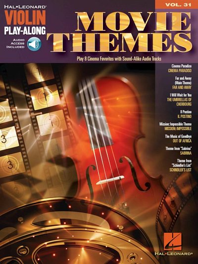Violin Play-Along 31: Movie Themes, Viol