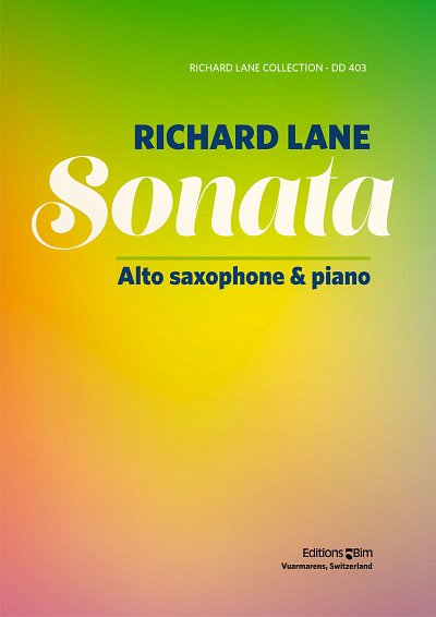 R. Lane: Sonata, ASaxKlav (KlavpaSt)