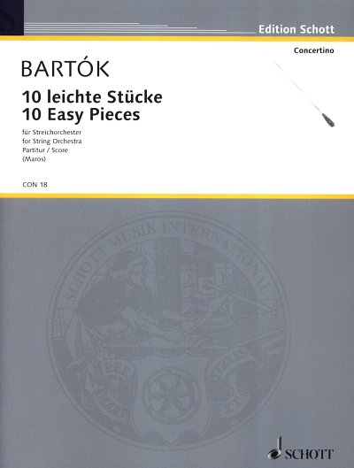 B. Bartók: 10 leichte Stücke, Justro (Part.)