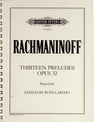 S. Rachmaninow: Préludes op. 32 Nr. 1-13