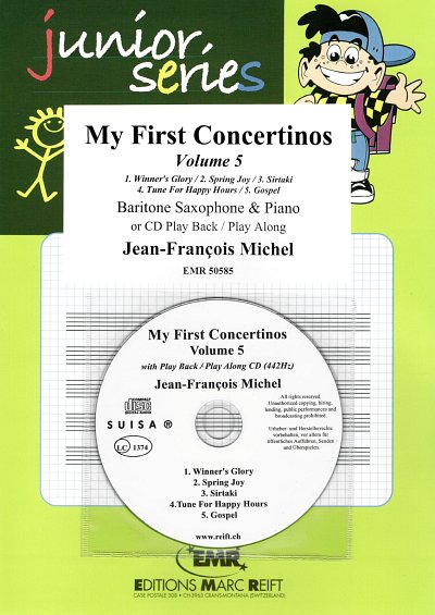 J. Michel: My First Concertinos Volume 5, BarsaxKlav (+CD)