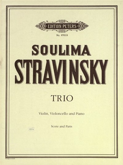 Strawinsky Soulima: Trio