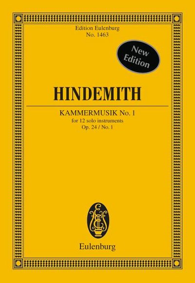 DL: P. Hindemith: Kammermusik No. 1 (Stp)