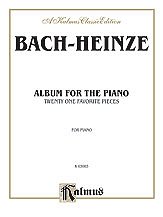 DL: J.S. Bach: Bach: Album for the Piano (Ed. Heinze), Klav