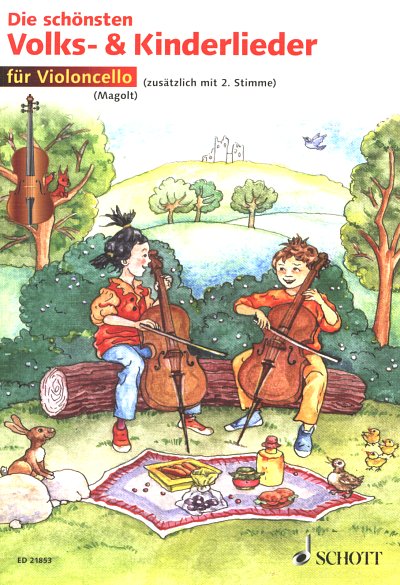 Magolt: Die schoensten Volks- und Kinderlieder (Violoncello)