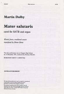 M. Dalby: Mater Salutaris, GchOrg (Chpa)