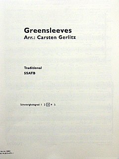 Anonymus: Greensleeves