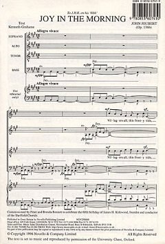 J. Joubert: Joy In The Morning Op.136b, GchKlav (Bu)