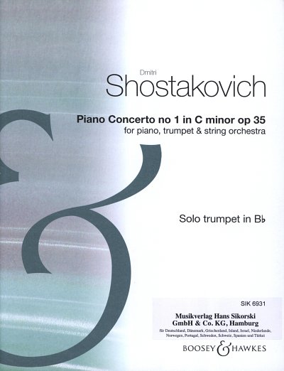 D. Schostakowitsch: Piano Concerto No. 1 C Minor op. 35