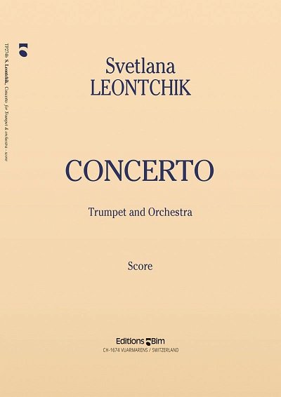 S. Leontchik: Concerto, TrpOrch (Part.)